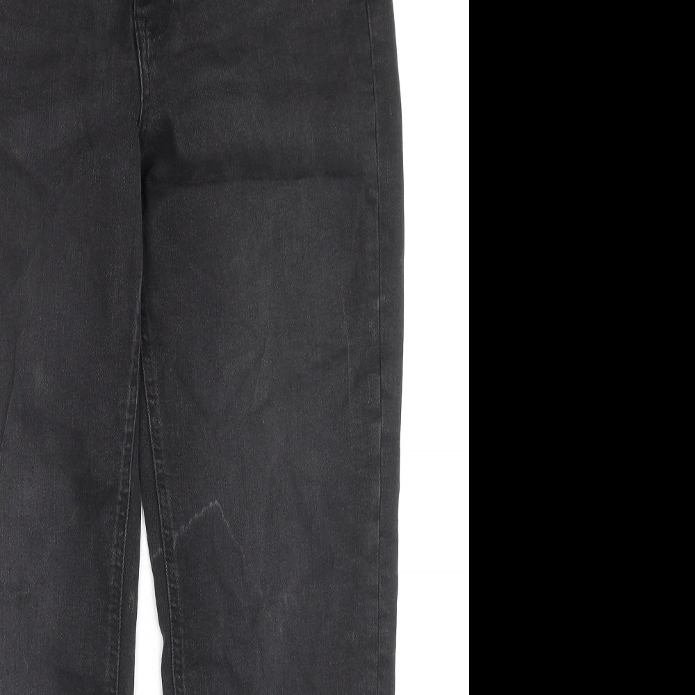 Per Una Womens Blue Cotton Tapered Jeans Size 30 in L25 in Regular Zip