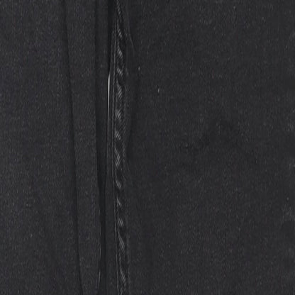 Zara Womens Black Cotton Skinny Jeans Size 8 L27 in Regular Zip