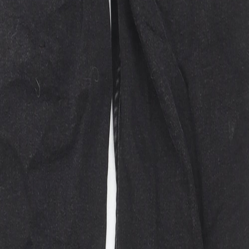 Zara Womens Black Cotton Skinny Jeans Size 8 L27 in Regular Zip