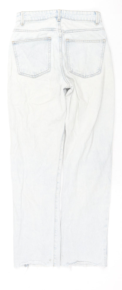 Denim & Co. Womens Blue Cotton Skinny Jeans Size 6 L28 in Regular Zip