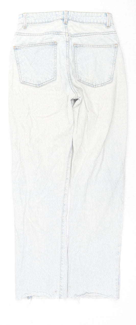 Denim & Co. Womens Blue Cotton Skinny Jeans Size 6 L28 in Regular Zip