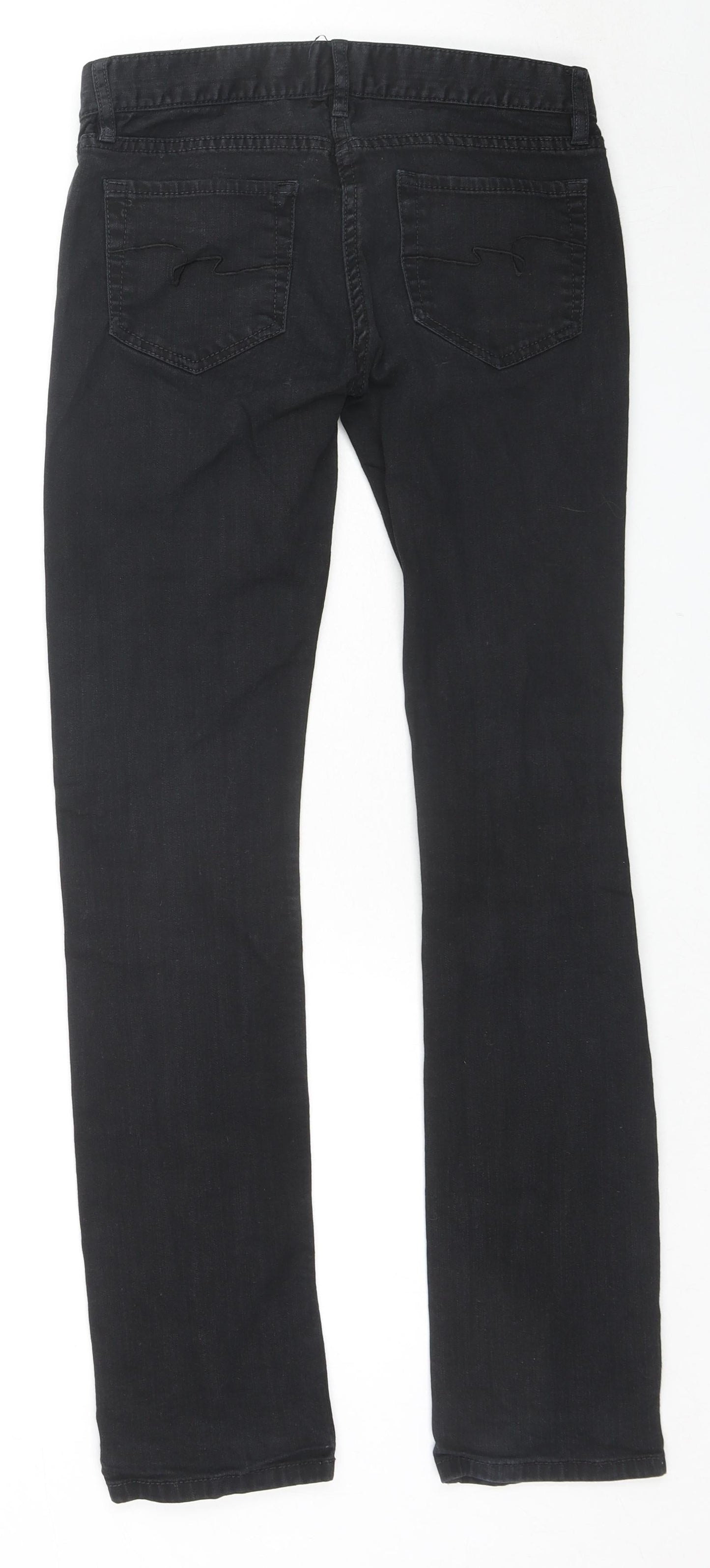 French Connection Womens Blue Cotton Skinny Jeans Size 8 L30 in Regular Zip