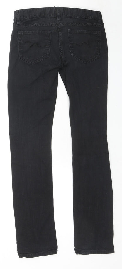 French Connection Womens Blue Cotton Skinny Jeans Size 8 L30 in Regular Zip