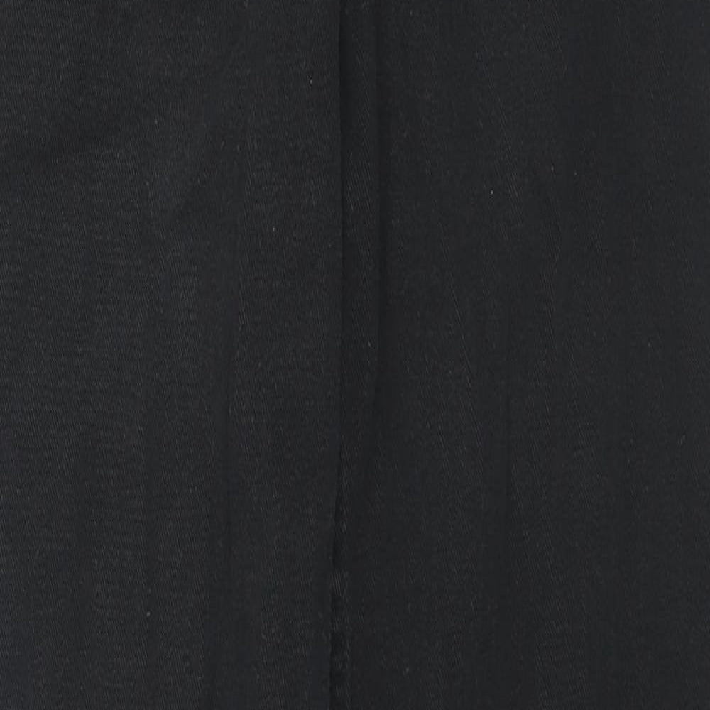 Divided by H&M Womens Black Cotton Bootcut Jeans Size 6 L28 in Regular Zip