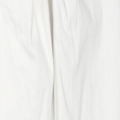 Topshop Womens White Cotton Skinny Jeans Size 26 L30 in Regular Zip