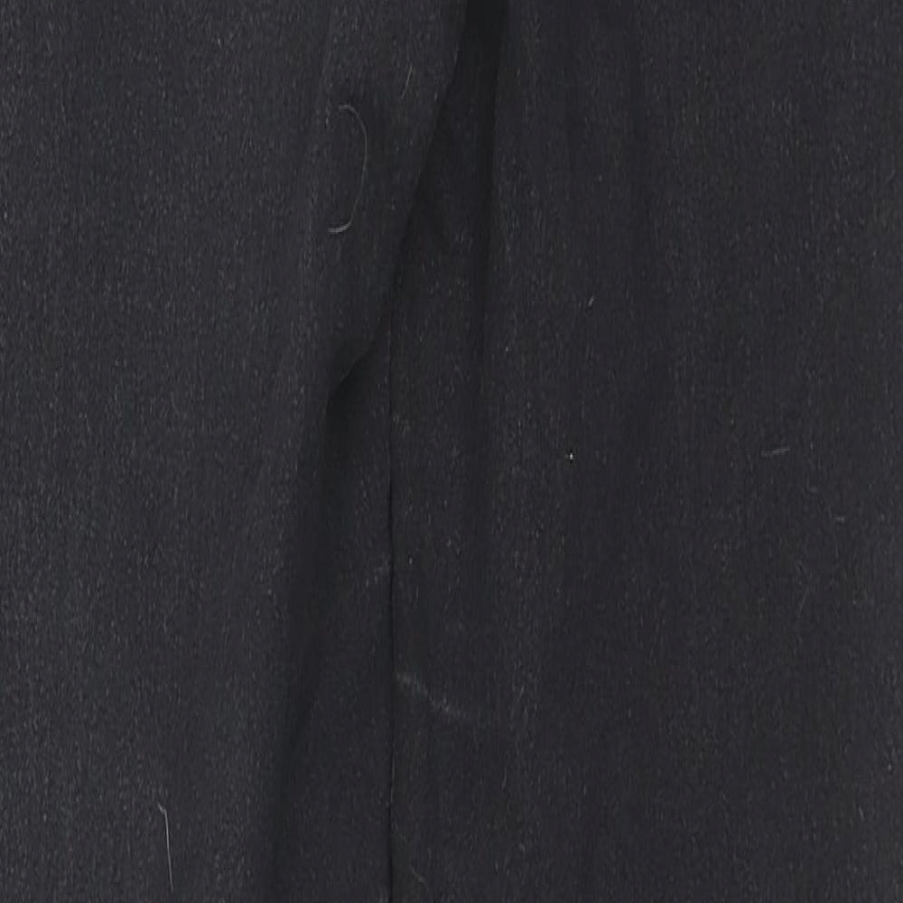 PRETTYLITTLETHING Womens Black Cotton Skinny Jeans Size 12 L28 in Regular Zip
