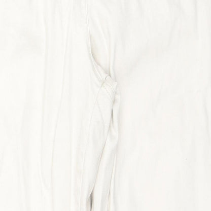 Bonmarché Womens Beige Cotton Straight Jeans Size 16 L28 in Regular Zip