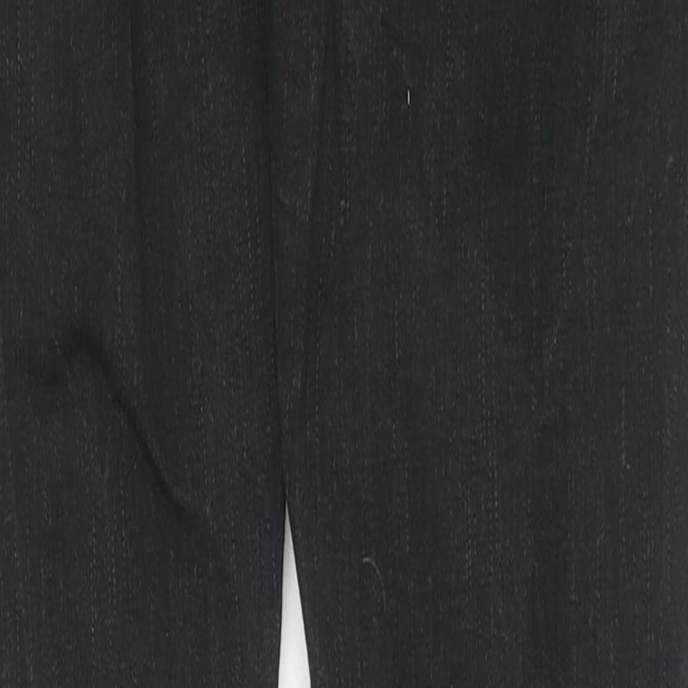 Missguided Womens Black Cotton Skinny Jeans Size 12 L29 in Regular Zip