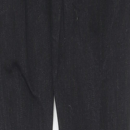 Missguided Womens Black Cotton Skinny Jeans Size 12 L29 in Regular Zip