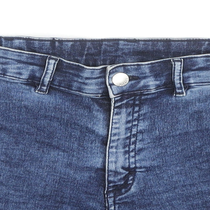 Divided by H&M Womens Blue Cotton Hot Pants Shorts Size 8 L3 in Regular Zip