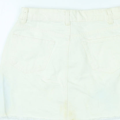 Womens UK Size 4 Denim & Co. Mini Denim Skirt