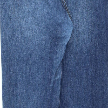 Kensie Womens Blue Cotton Skinny Jeans Size 32 in L26 in Regular Button