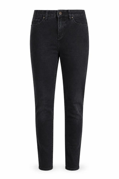 New Look Womens Black Cotton Skinny Jeans Size 8 L25 in Regular Zip
