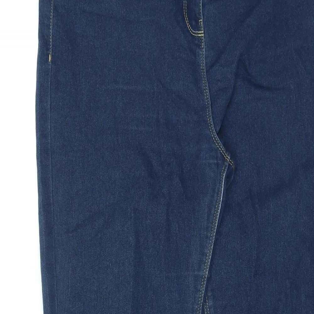 Womens UK Size 12 Papaya Regular Fit Skinny Blue Jeans
