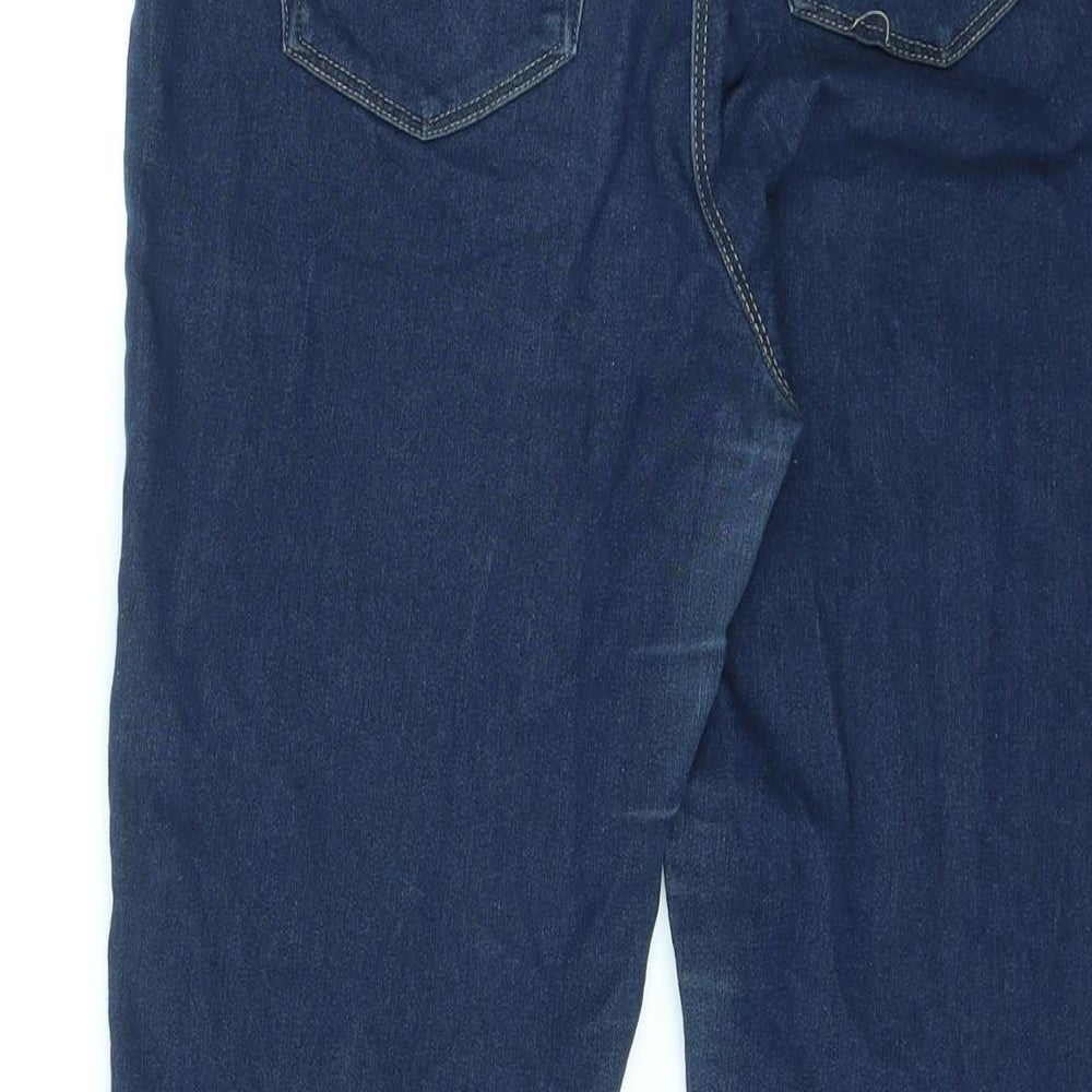Womens UK Size 12 Papaya Regular Fit Skinny Blue Jeans