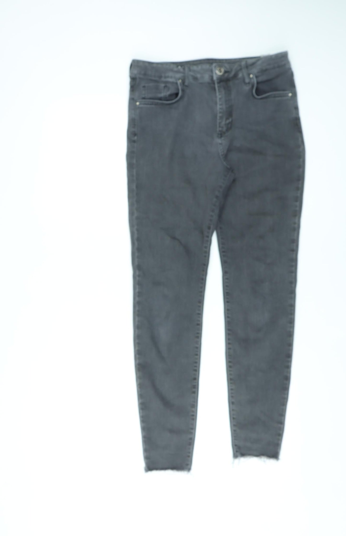Womens UK Size 12 Marks and Spencer Regular Fit Skinny Grey Jeans