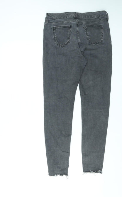 Womens UK Size 12 Marks and Spencer Regular Fit Skinny Grey Jeans
