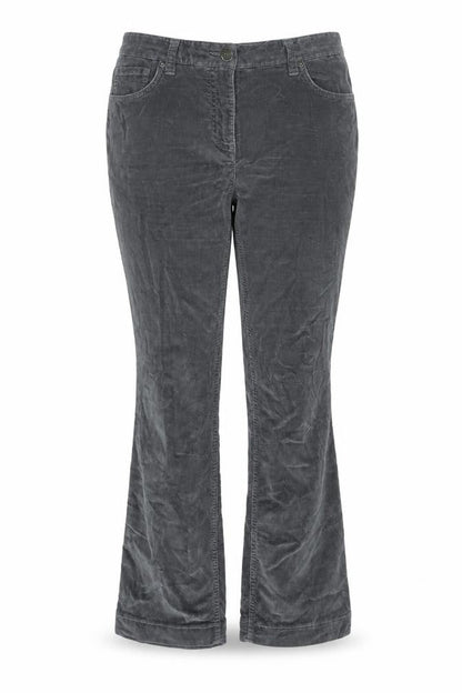 Womens UK Size 12 Per Una Regular Fit Bootcut Grey Jeans