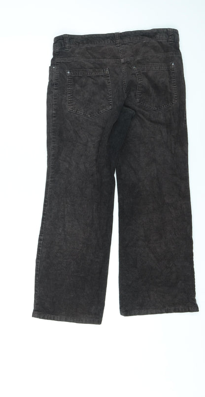 Womens UK Size 8 Marks and Spencer Regular Fit Straight Brown Jeans