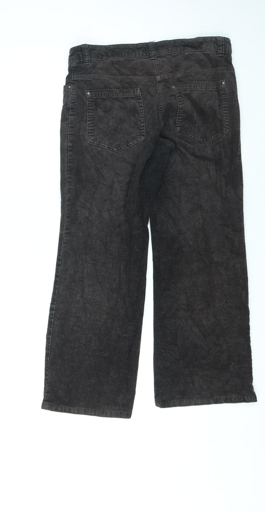 Womens UK Size 8 Marks and Spencer Regular Fit Straight Brown Jeans