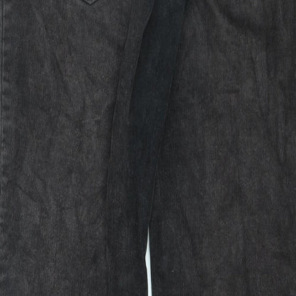 Womens UK Size 8 Marks and Spencer Regular Fit Straight Brown Jeans
