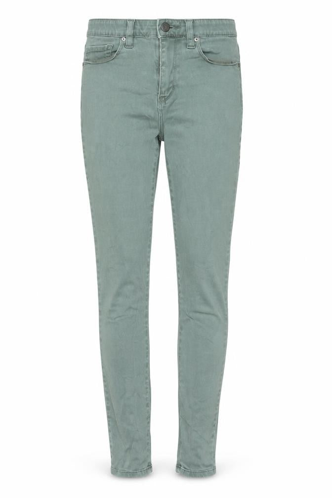 Womens UK Size S Uniqlo Regular Fit Skinny Green Jeans