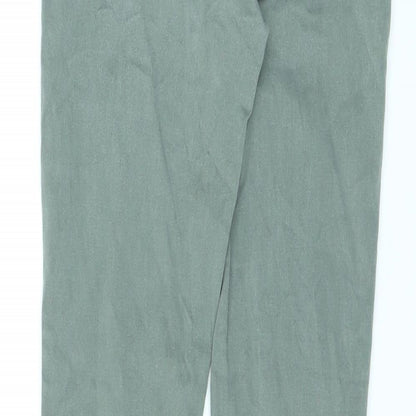 Uniqlo Womens Green Cotton Skinny Jeans Size S L29 in Regular Zip