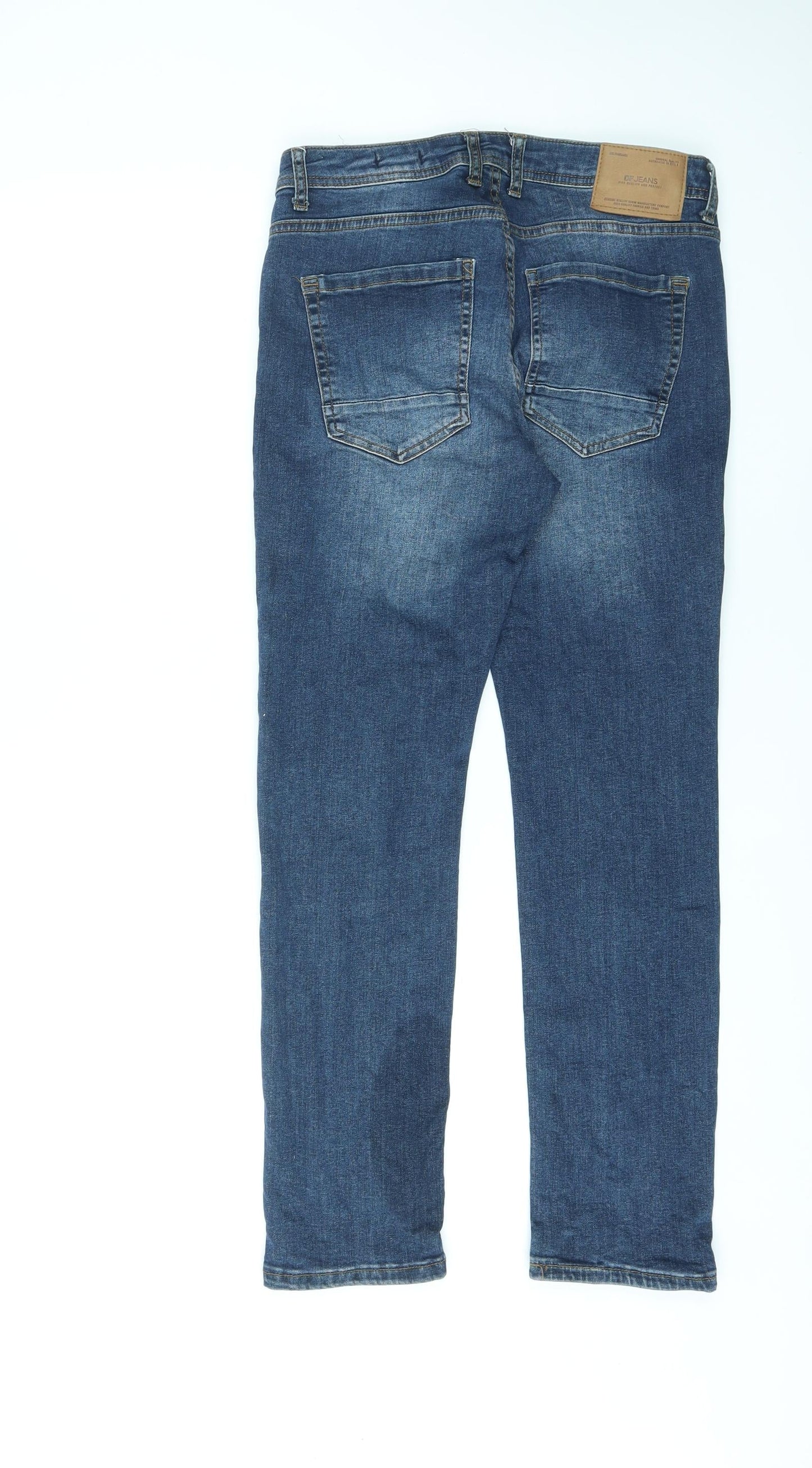 DF Jeans Womens Blue Cotton Skinny Jeans Size 29 in L30 in Regular Zip