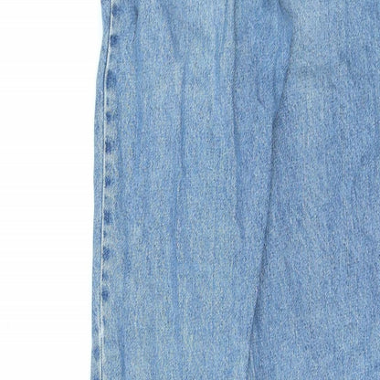 BDG Womens Blue Cotton Straight Jeans Size 24 in L32 in Regular Zip