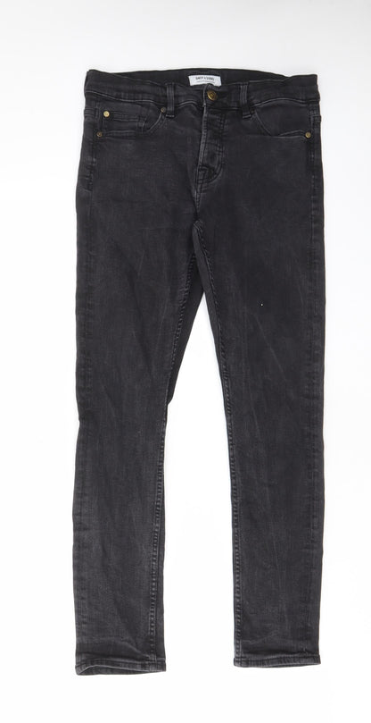 Mens UK Size 30 in ONLY & SONS Regular Fit Skinny Black Jeans