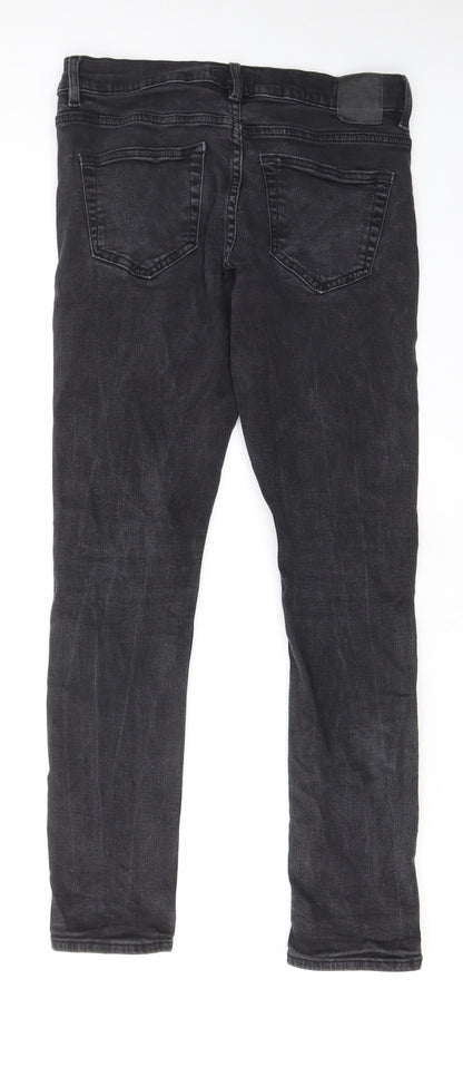 Mens UK Size 30 in ONLY & SONS Regular Fit Skinny Black Jeans