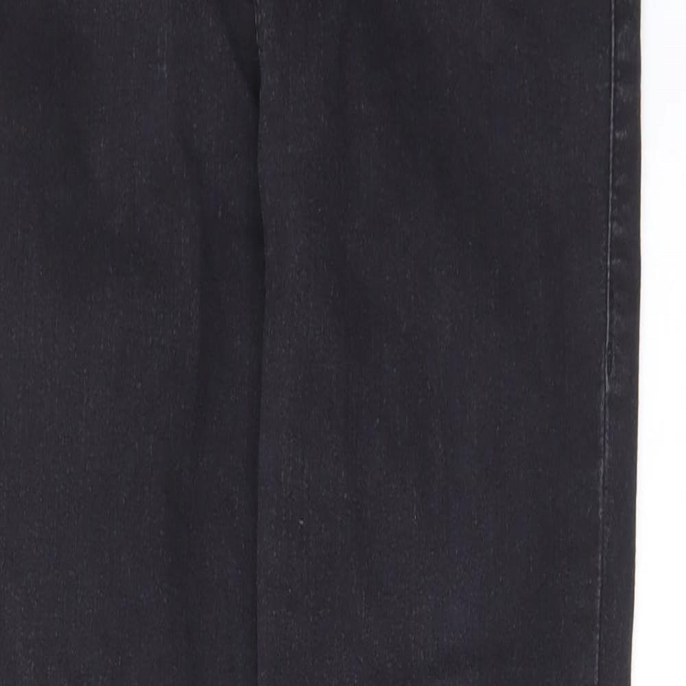 Tophop Womens Black Cotton Skinny Jeans Size 34 in L23 in Regular Zip - Pockets