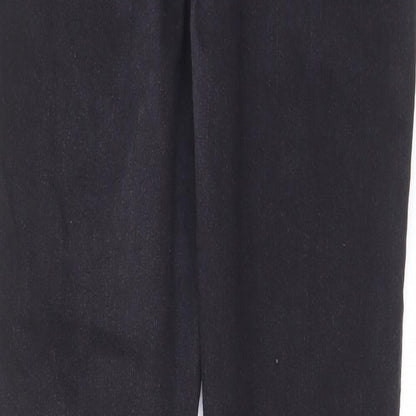 Tophop Womens Black Cotton Skinny Jeans Size 34 in L23 in Regular Zip - Pockets