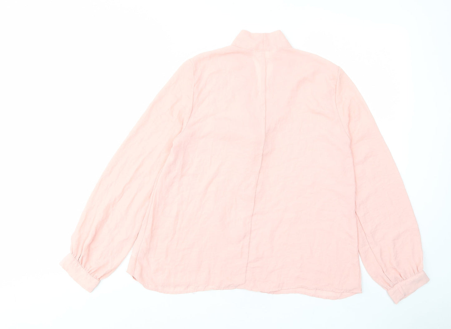 Womens UK Size 8 H&M Pink Basic Blouse