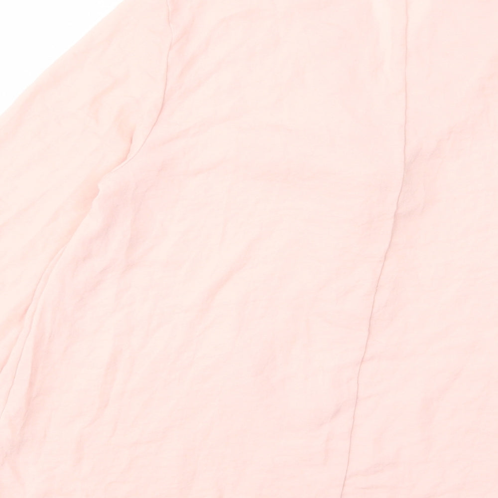 Womens UK Size 8 H&M Pink Basic Blouse