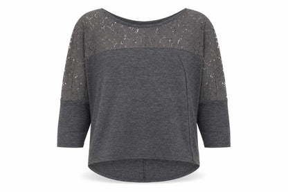Womens UK Size S Pull&Bear Grey Basic T-Shirt
