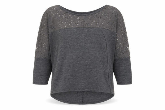 Womens UK Size S Pull&Bear Grey Basic T-Shirt