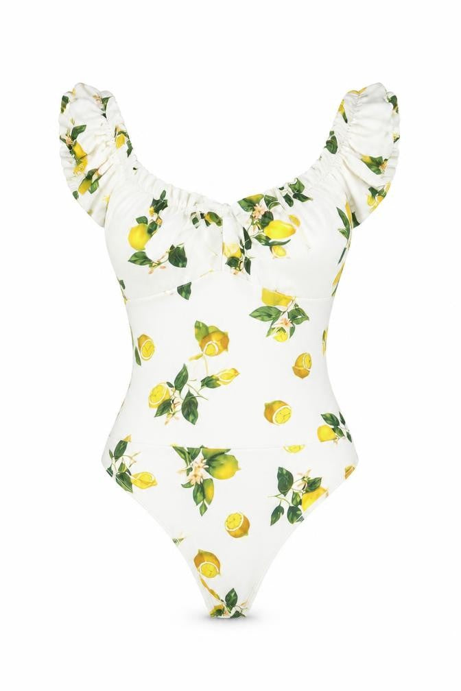 Womens UK Size 10 Missguided One-Piece White Bodysuit
