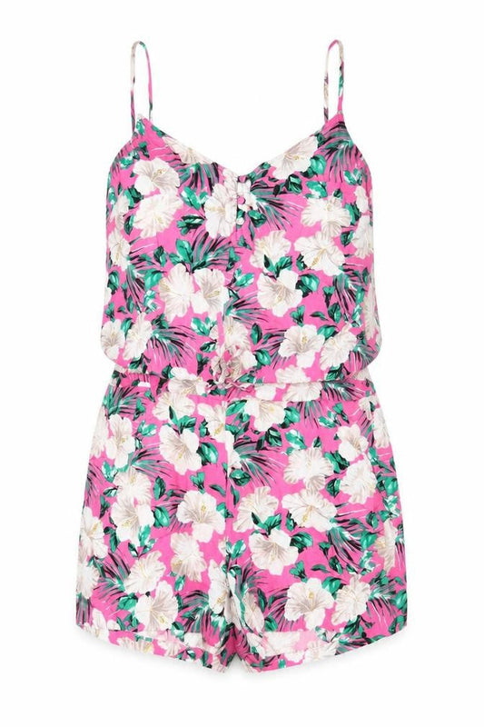 Womens UK Size 10 Marks and Spencer One-Piece Pink Playsuit