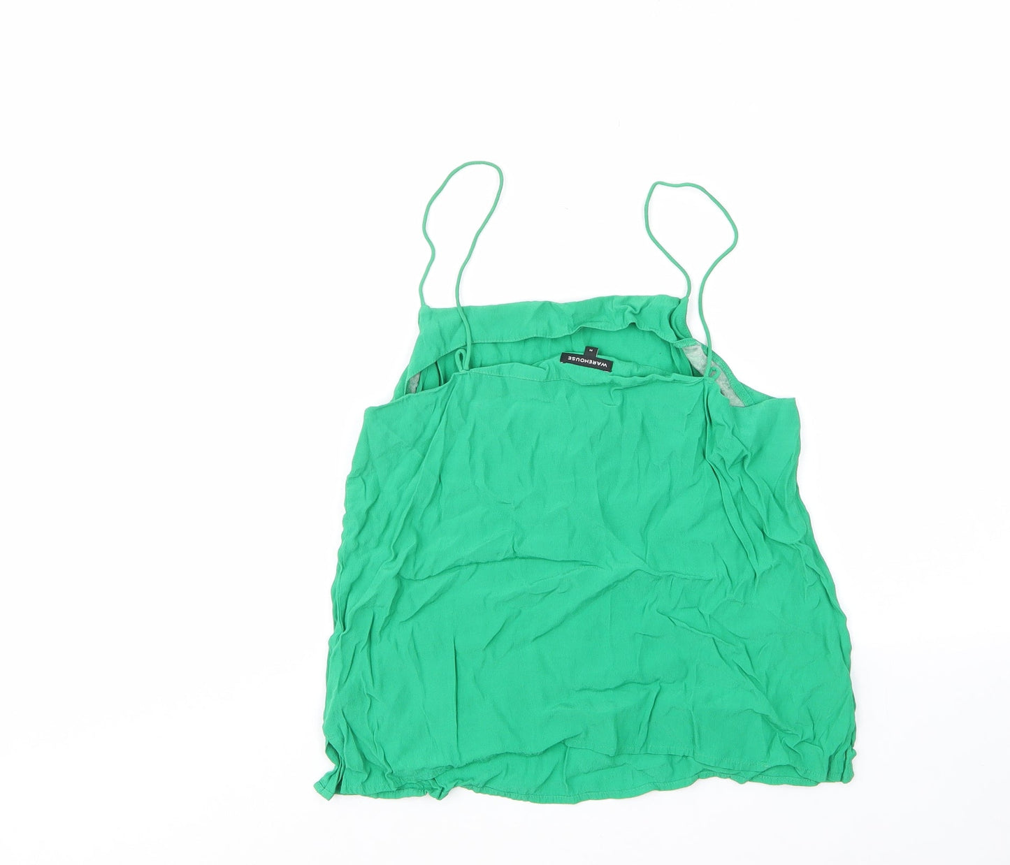 Womens UK Size M Warehouse Green Camisole Tank
