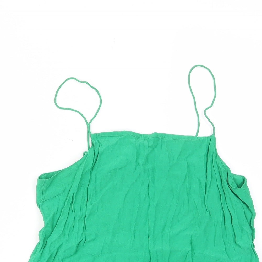 Womens UK Size M Warehouse Green Camisole Tank