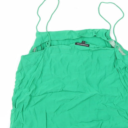 Womens UK Size M Warehouse Green Camisole Tank