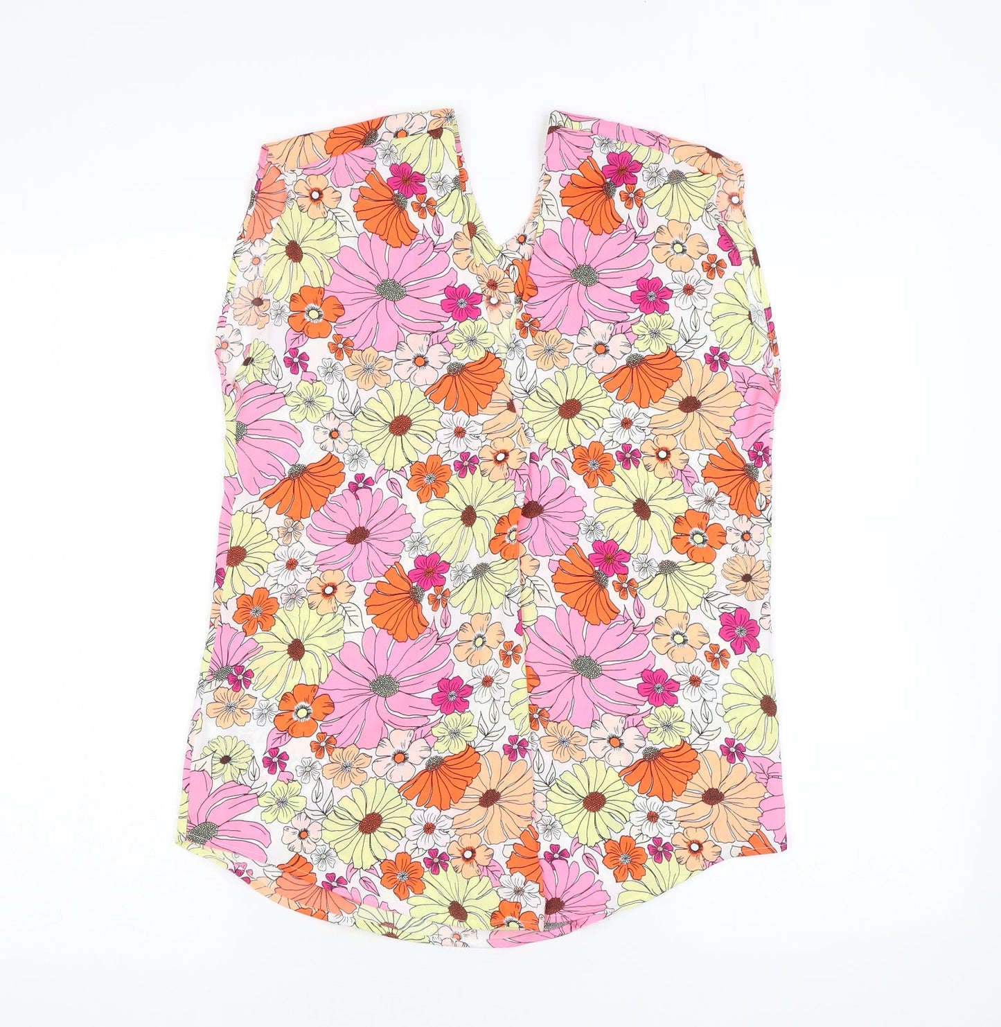 Womens UK Size 6 Marks and Spencer Pink Basic Tank