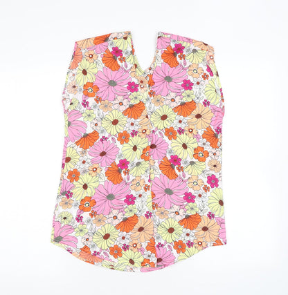 Womens UK Size 6 Marks and Spencer Pink Basic Tank