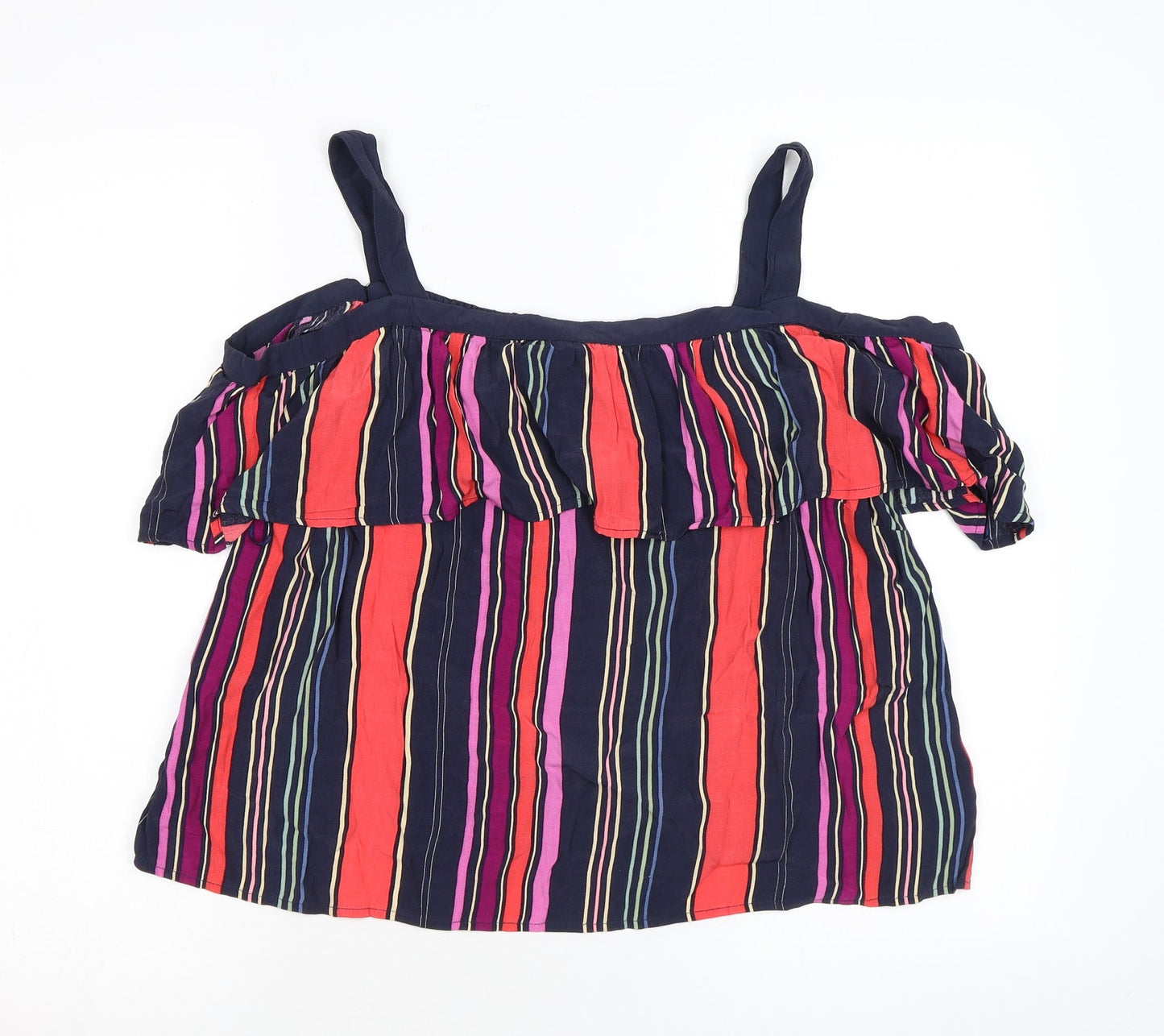 Womens UK Size 16 Monsoon Multicoloured Basic Blouse