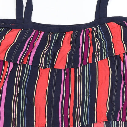 Womens UK Size 16 Monsoon Multicoloured Basic Blouse