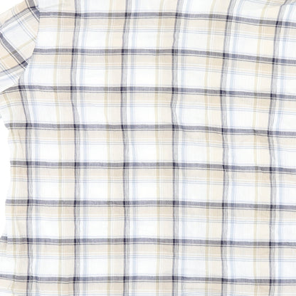 Womens UK Size 16 Marks and Spencer Beige Basic Button-Up