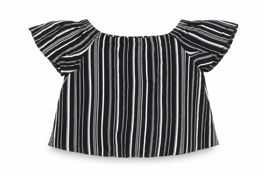 Womens UK Size 8 New Look Black Basic T-Shirt