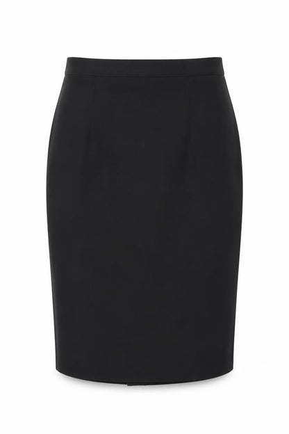 Parigi Womens Black Polyester Straight & Pencil Skirt Size 12 Zip
