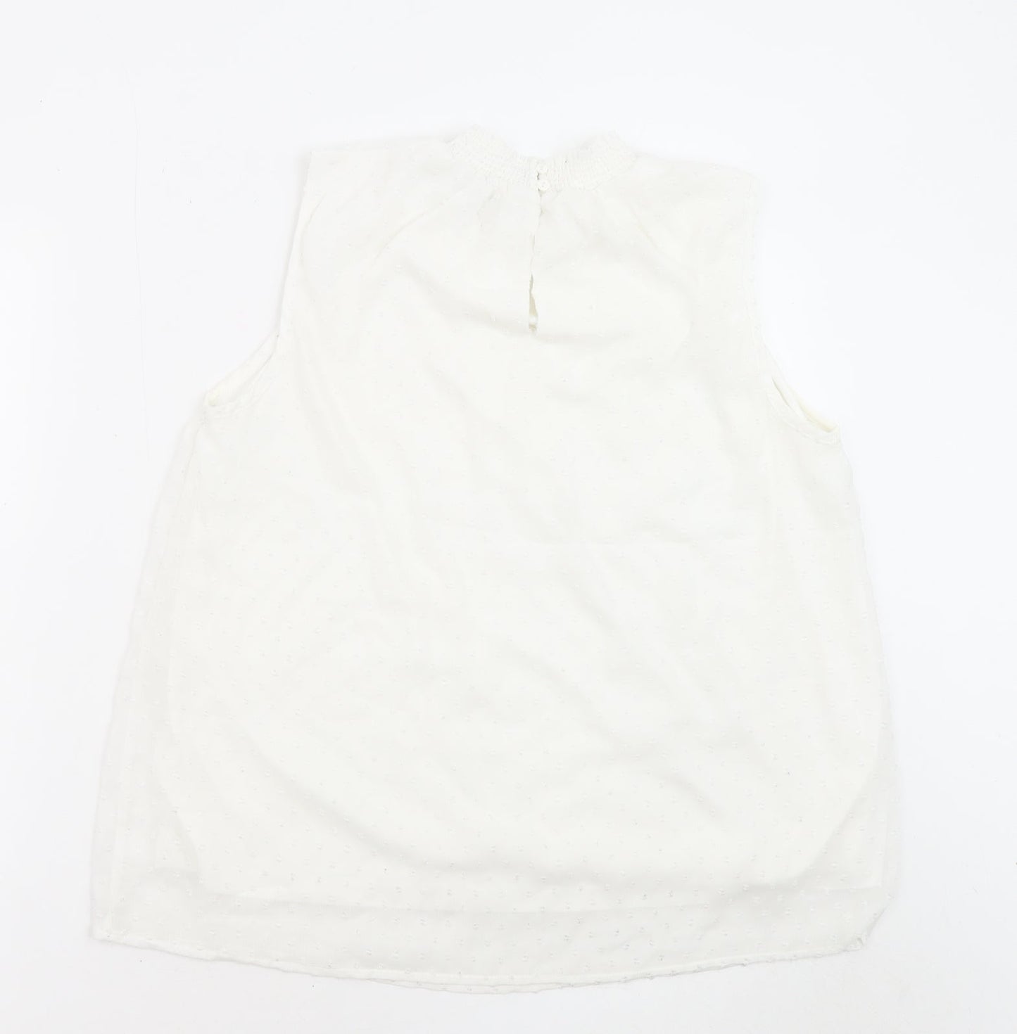 Womens UK Size 12 RESERVED White Basic Blouse